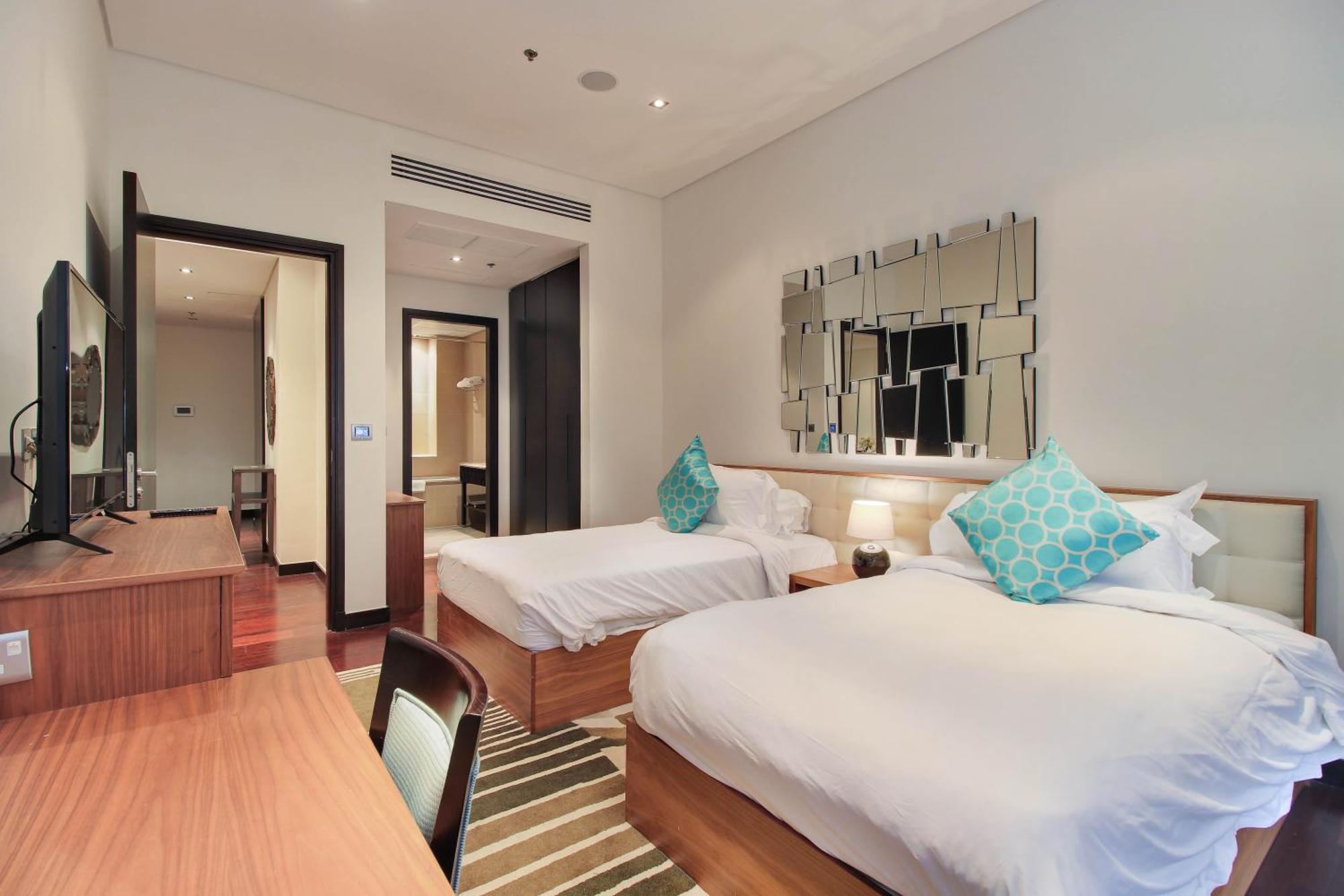 Luxe Getaways Royal Amwaj Palm Jumeirah Resort Apartment Holiday Home 迪拜 外观 照片