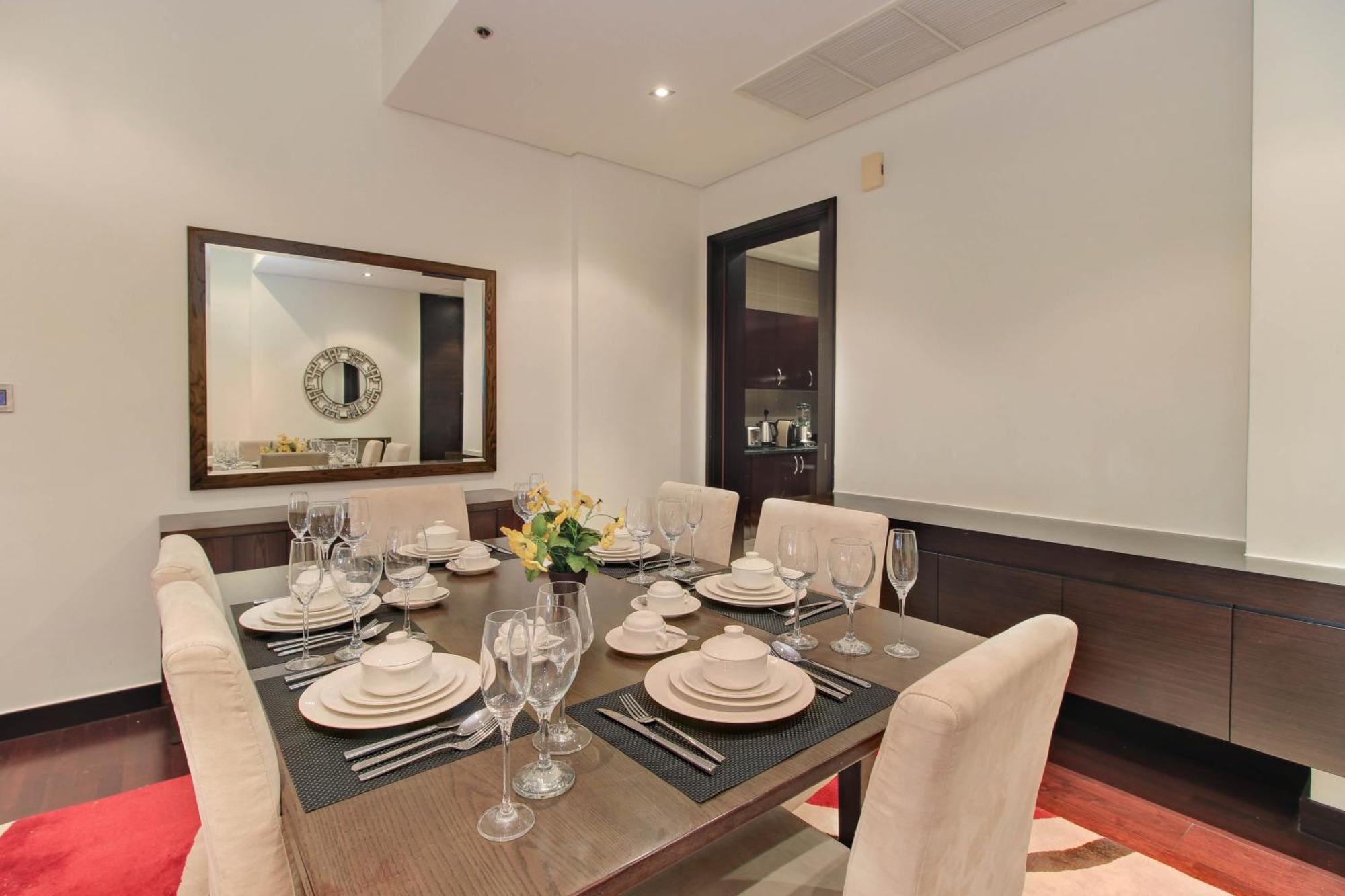 Luxe Getaways Royal Amwaj Palm Jumeirah Resort Apartment Holiday Home 迪拜 外观 照片