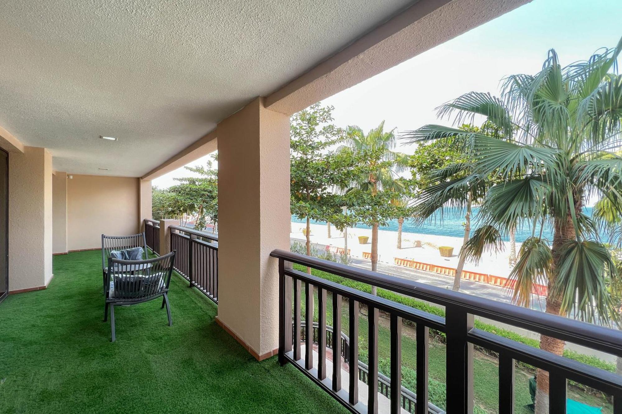 Luxe Getaways Royal Amwaj Palm Jumeirah Resort Apartment Holiday Home 迪拜 外观 照片