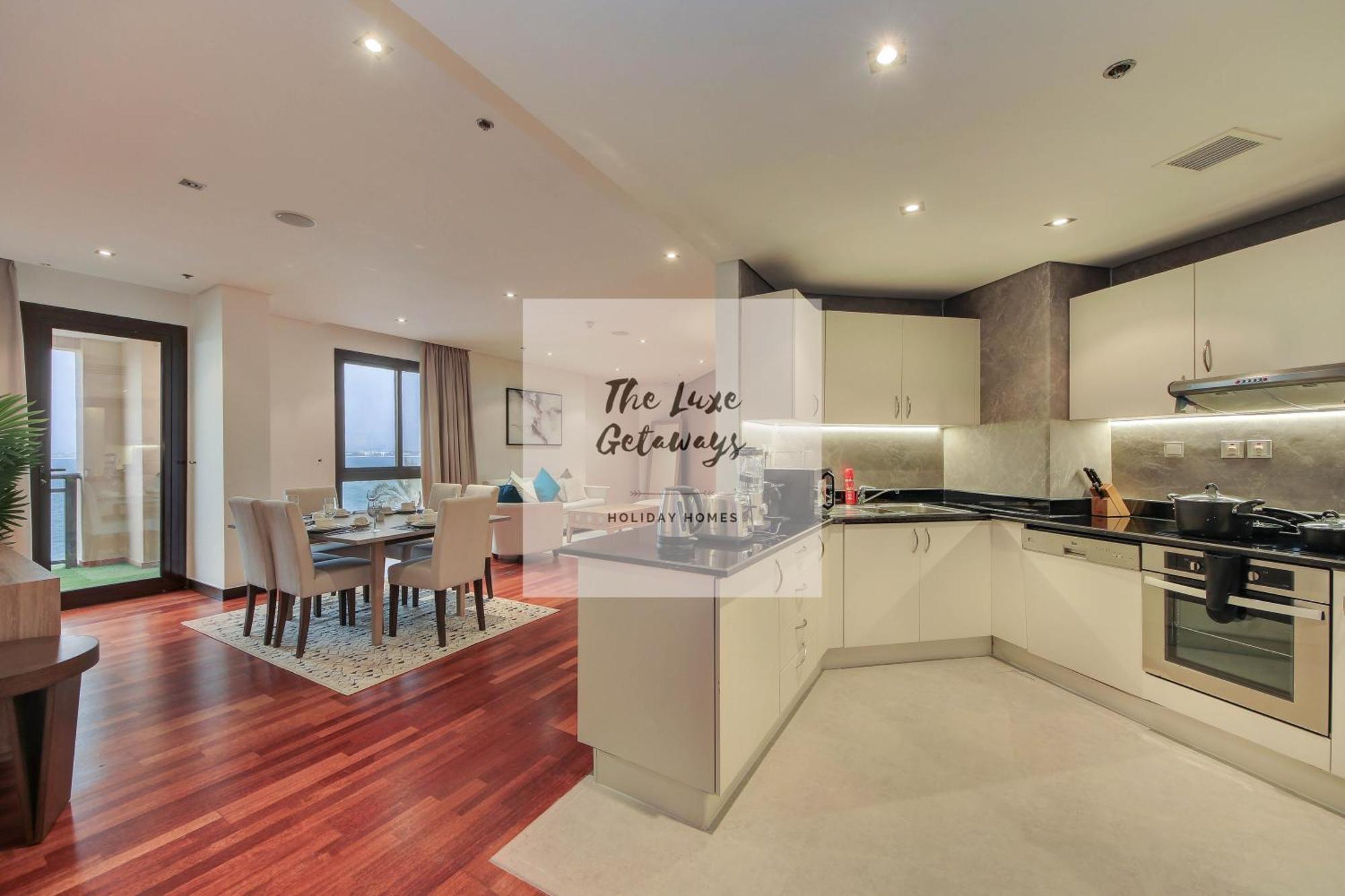 Luxe Getaways Royal Amwaj Palm Jumeirah Resort Apartment Holiday Home 迪拜 外观 照片