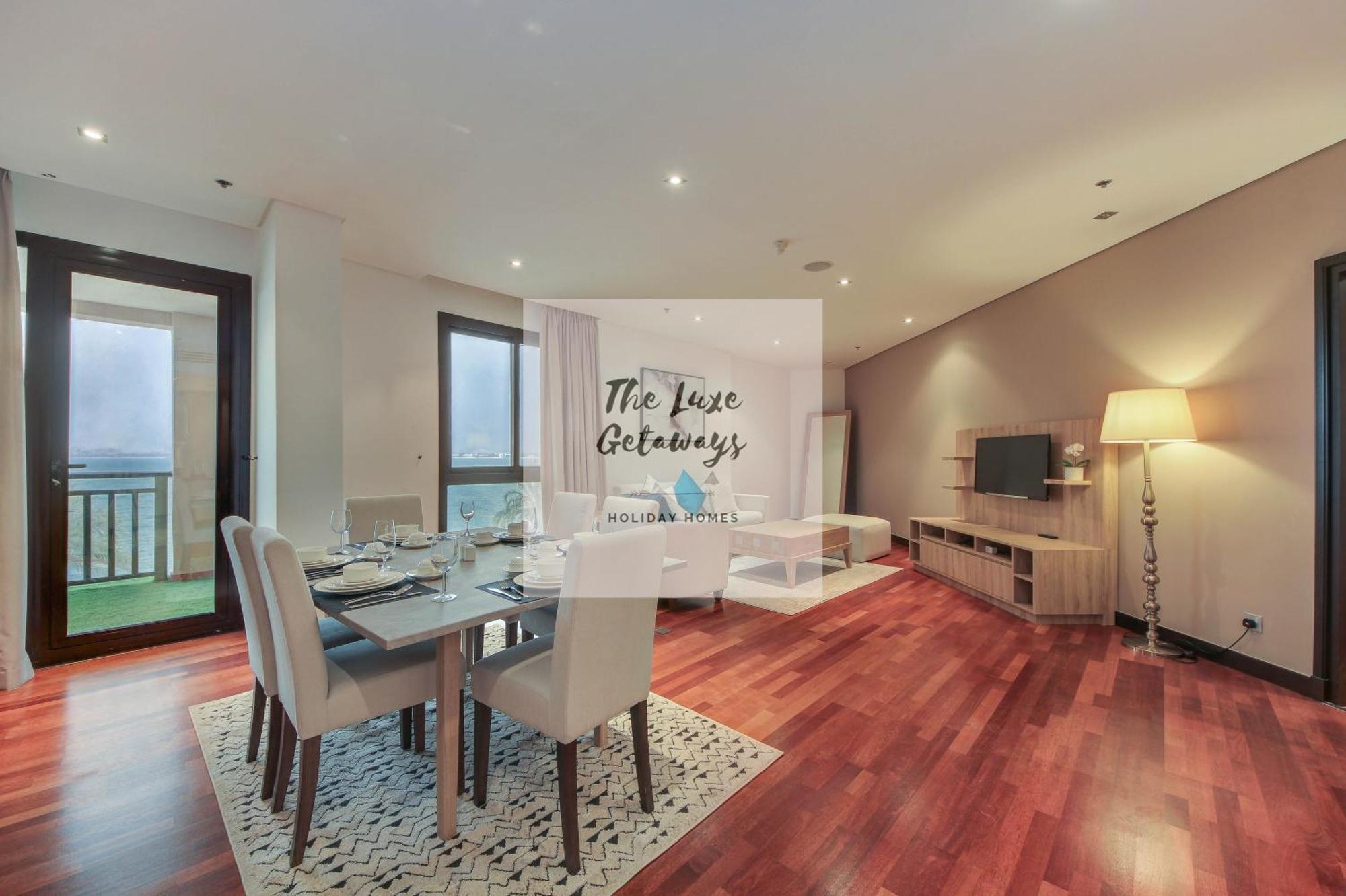 Luxe Getaways Royal Amwaj Palm Jumeirah Resort Apartment Holiday Home 迪拜 外观 照片