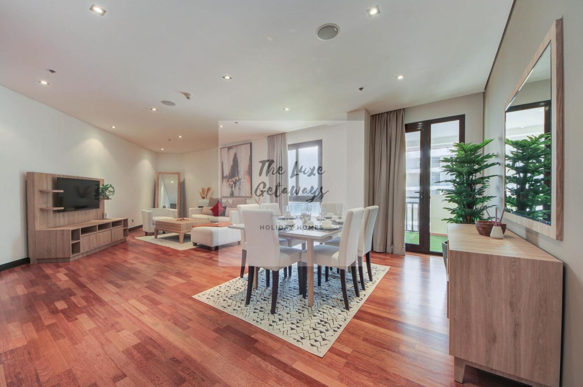 Luxe Getaways Royal Amwaj Palm Jumeirah Resort Apartment Holiday Home 迪拜 外观 照片