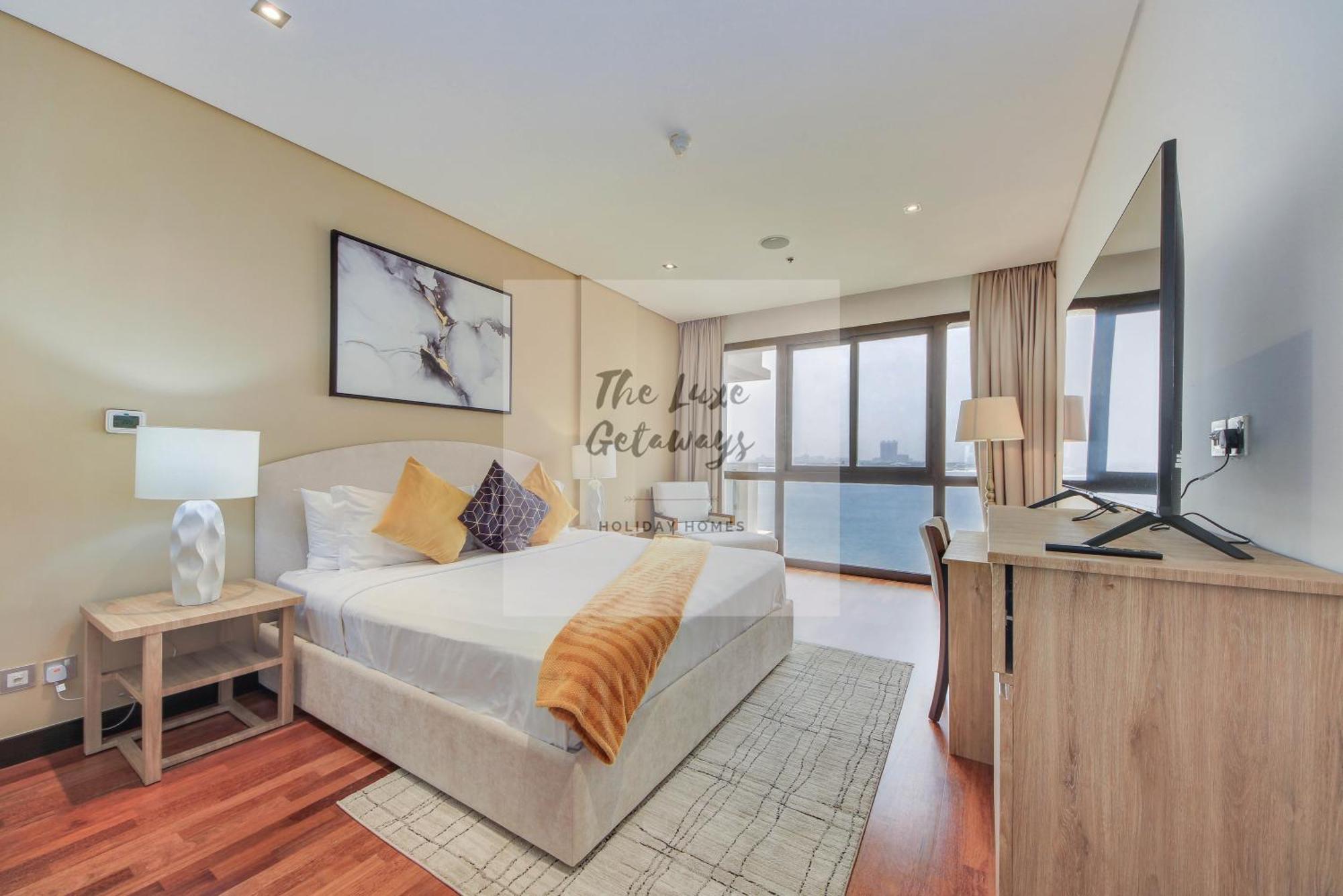 Luxe Getaways Royal Amwaj Palm Jumeirah Resort Apartment Holiday Home 迪拜 外观 照片