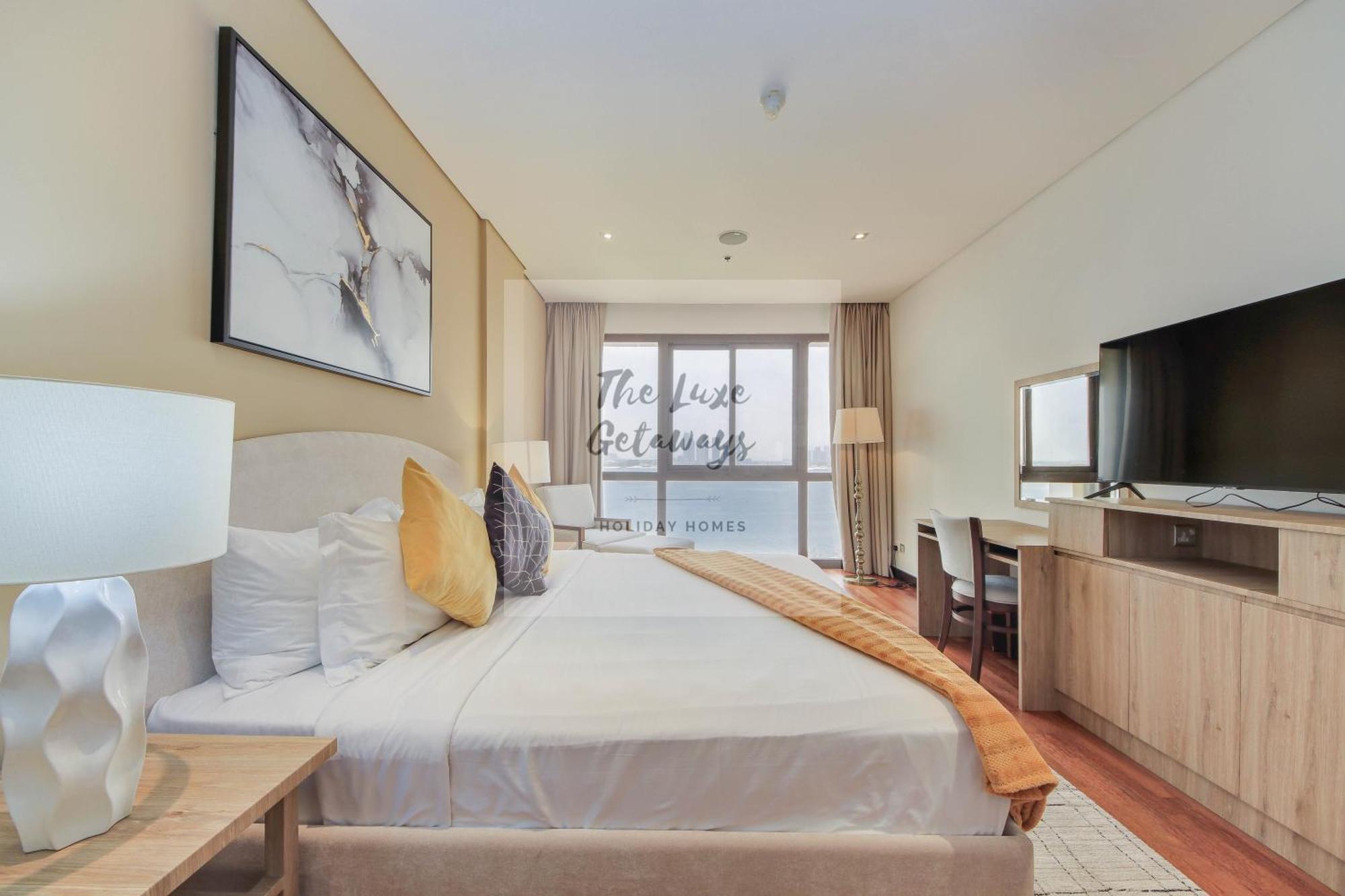 Luxe Getaways Royal Amwaj Palm Jumeirah Resort Apartment Holiday Home 迪拜 外观 照片