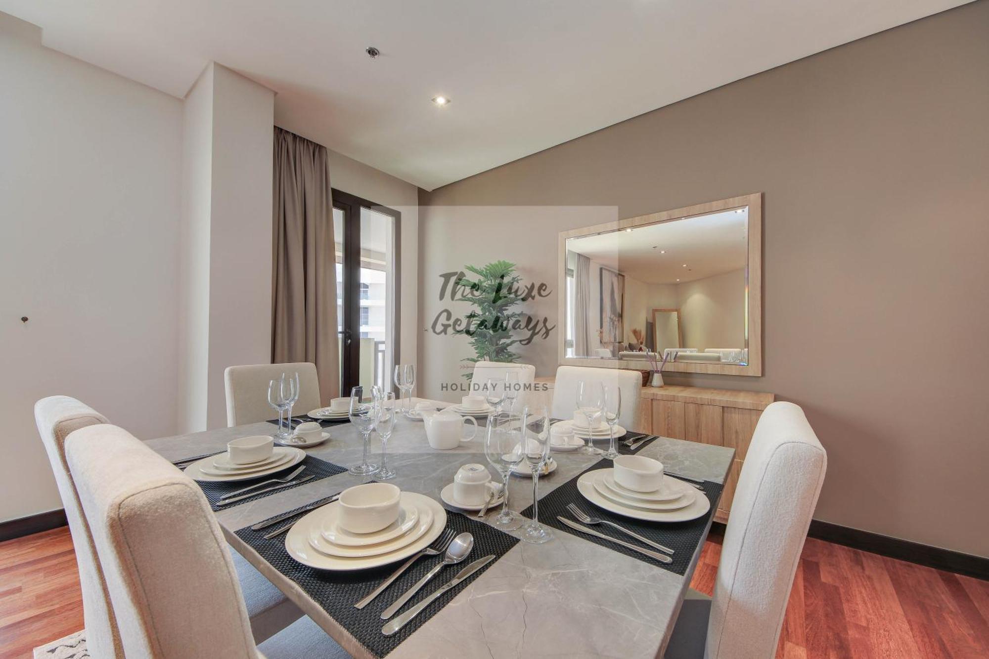 Luxe Getaways Royal Amwaj Palm Jumeirah Resort Apartment Holiday Home 迪拜 外观 照片